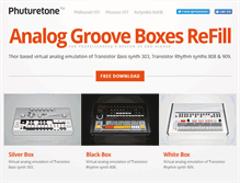Tablet Screenshot of phuturetone.com